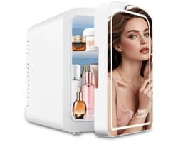 EAFC Skincare Koelkast – Mini koelkast voor make-up & cosmetica | Koelen en verwarmen (6 liter, stil, compact)