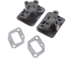 SnelShoppen - Intake Manifolds Spare Parts Reparatie Kit voor Carburetor Brush Cutter Grass Trimmer met Seal, 2 Pack - kunststof, 1E40F-5, 44F-5, BC43