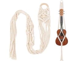 Ukelele Wandbeugel - 95 cm - Muurbeugel - Wandsteun - Gitaar muurbeugel - Gitaar Wandbeugel - Gitaar standaard - Hanger - Haak - Guitar Stand - Muurhaak - Viool Stand - Wanddecoratie - Expositie