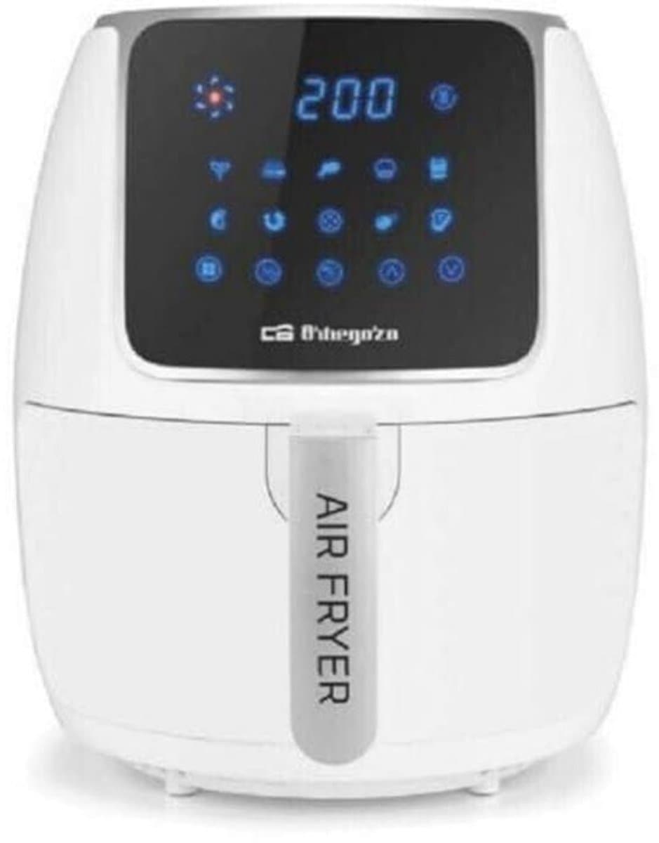 Olievrije Friteuse 1500W 4L - Wit en Zwart — afbeelding 1