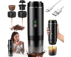 Draagbare Koffiezetter - Draagbare capsule machine - Capsule Koffiezetter - 20 Bar Druk & 7500mAh - Compatibel met Maling - Voor Camping & Kantoor & Auto