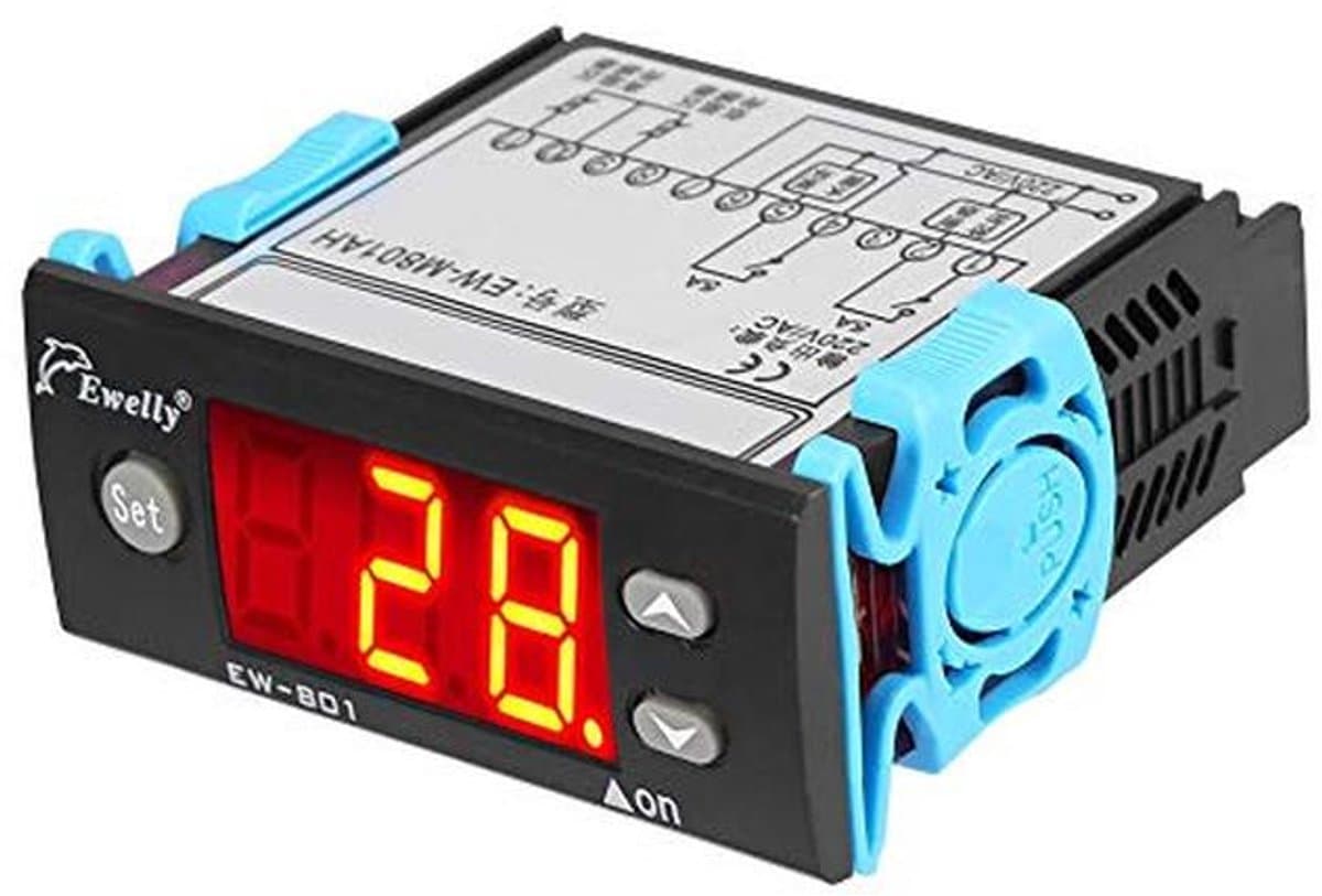 Digitale Temperatuurregelaar met Sensor voor Zonneboilers en Waterverwarming — afbeelding 1