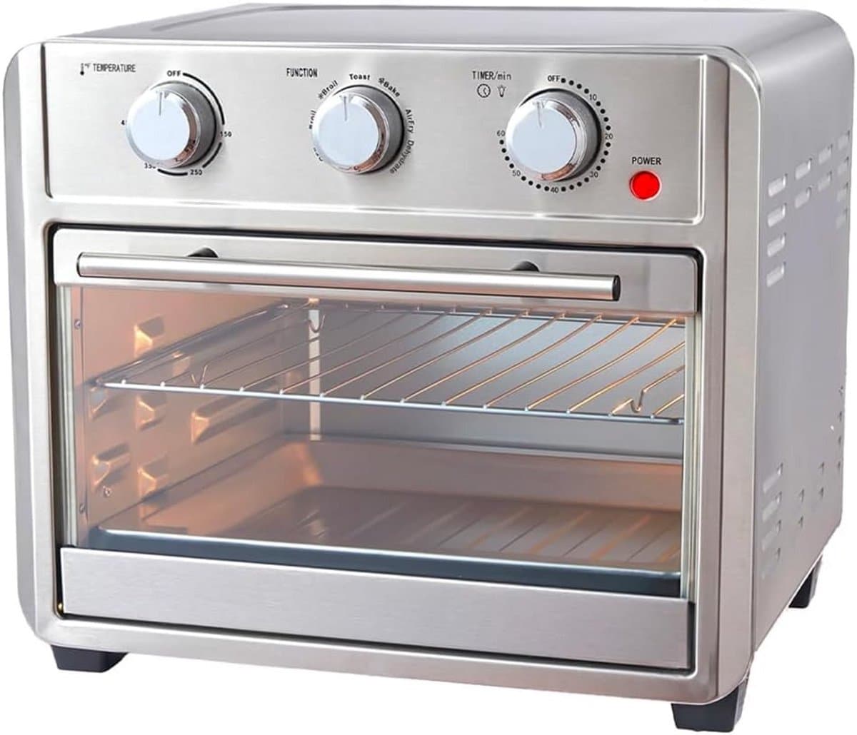 22L Heteluchtfriteuse Oven met Timer - Frituren, Bakken, Braden en Grillen - 1700W — afbeelding 1