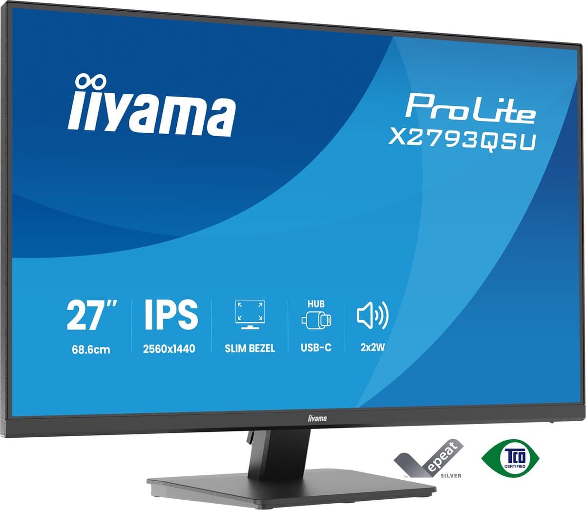 iiyama ProLite X2793QSU-B1 ledmonitor — afbeelding 1
