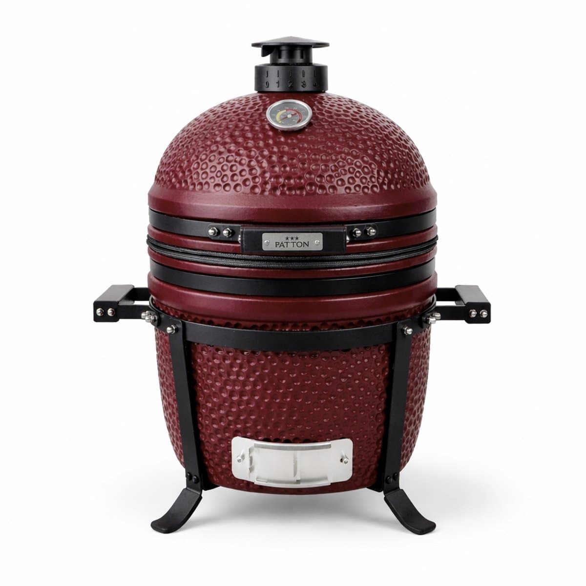 Patton Premium Compact 15" Kamado - Rooster Ø33,5 cm - Bordeaux — afbeelding 1