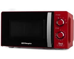 Magnetron 20L Capaciteit met 6 Niveaus, Timer en Ontdooi Programma - 700W, Rood