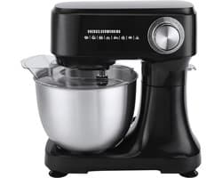 RONN® Mixer met mengkom - Mixer - Mixer met mengkom keukenmachine - Zwart - 10cm x 28cm x 32cm