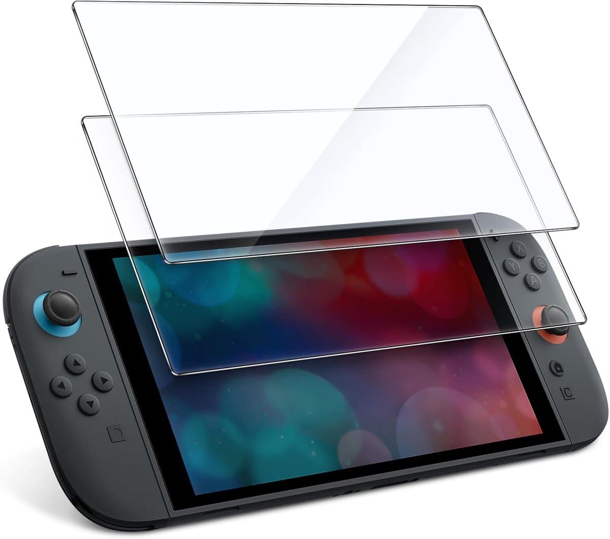 PlayCool Schermprotector voor Nintendo Switch 2 – 2 Stuks Gehard Glas – Krasbestendige Screenprotectors – Ultrahelder & Eenvoudig aan te brengen — afbeelding 1