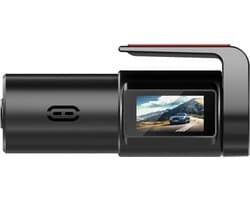 Dashcam - Frontcamera - Autocamera - 1080P - WiFi - Autodashcam - Met 0,96 inch minischerm - Met SD-kaart - Parkeerbewaking - Nachtzicht - 140° groothoek - App-bediening - G-sensor - Eenvoudig te installeren - Zwart