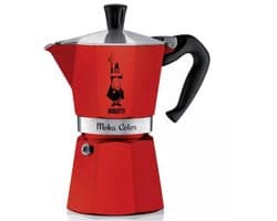 Bialetti Moka Express 3 Kops Rood – Espressopot – Aluminium – 130 ml