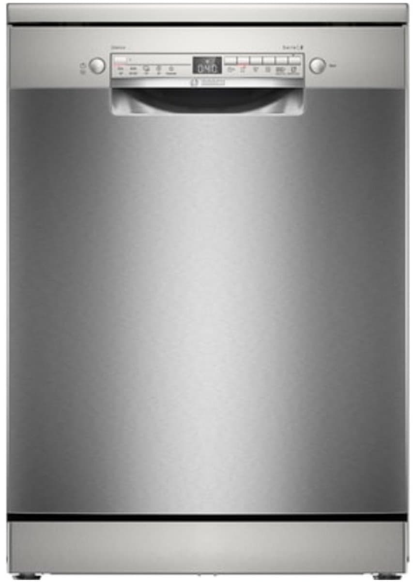 Bosch SMS2HVI02E - Vrijstaande Vaatwasser - RVS - Besteklade - 14 couverts - D label - AquaStop - 46 dB — afbeelding 1