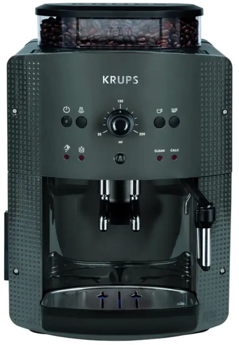 Krups Arabica EA810B - Volautomatische espressomachine - Zwart/Grijs — afbeelding 1