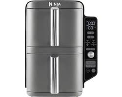 Ninja Double Stack Airfryer XXL - 9.5 Liter - Dubbele Gestapelde Lades - 6 Programma's - Inclusief Kookrekjes - SL400EU