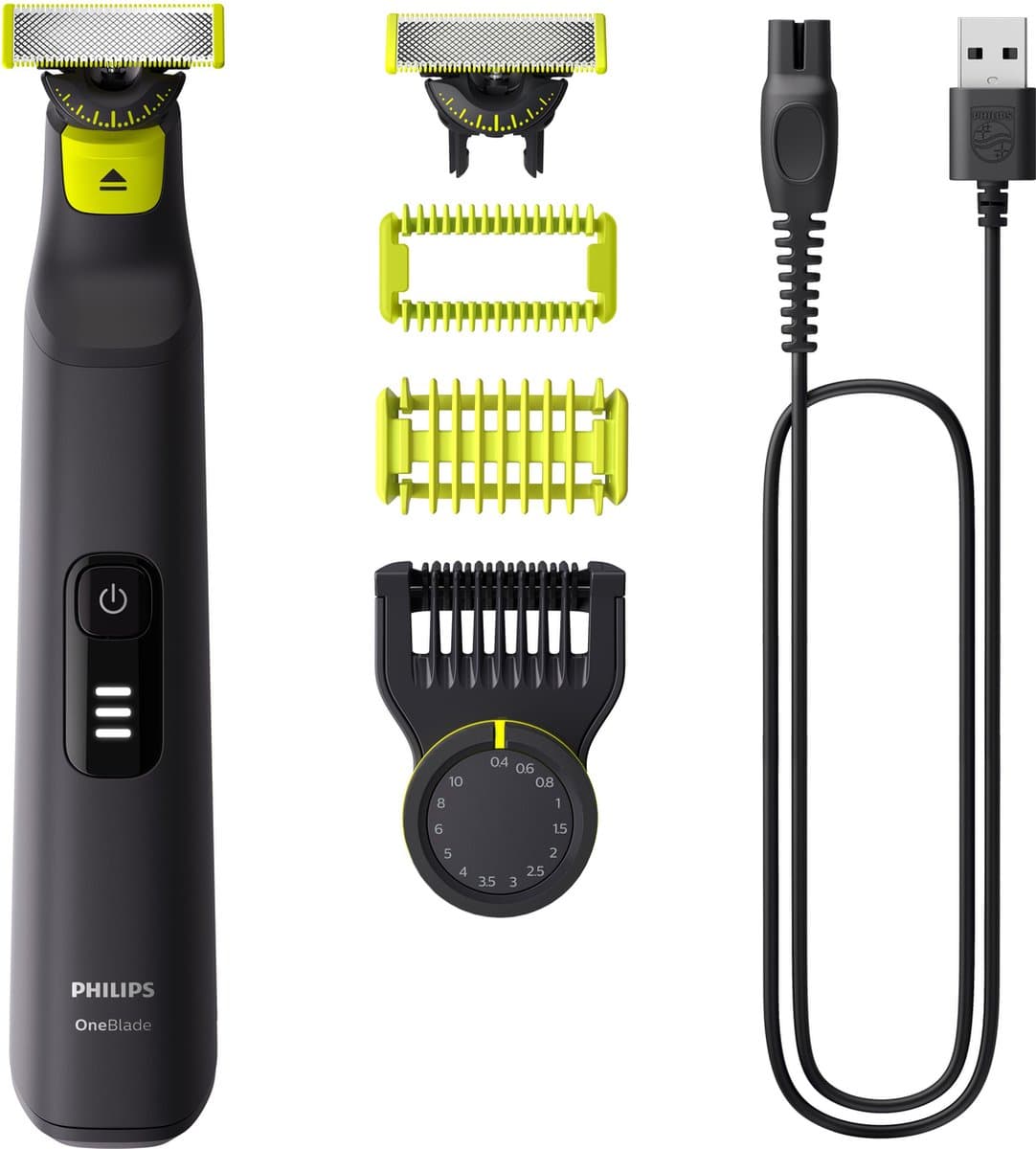 PHILIPS OneBlade Pro 360 Face + Body QP6542/15 Multigroomer Zwart — afbeelding 1