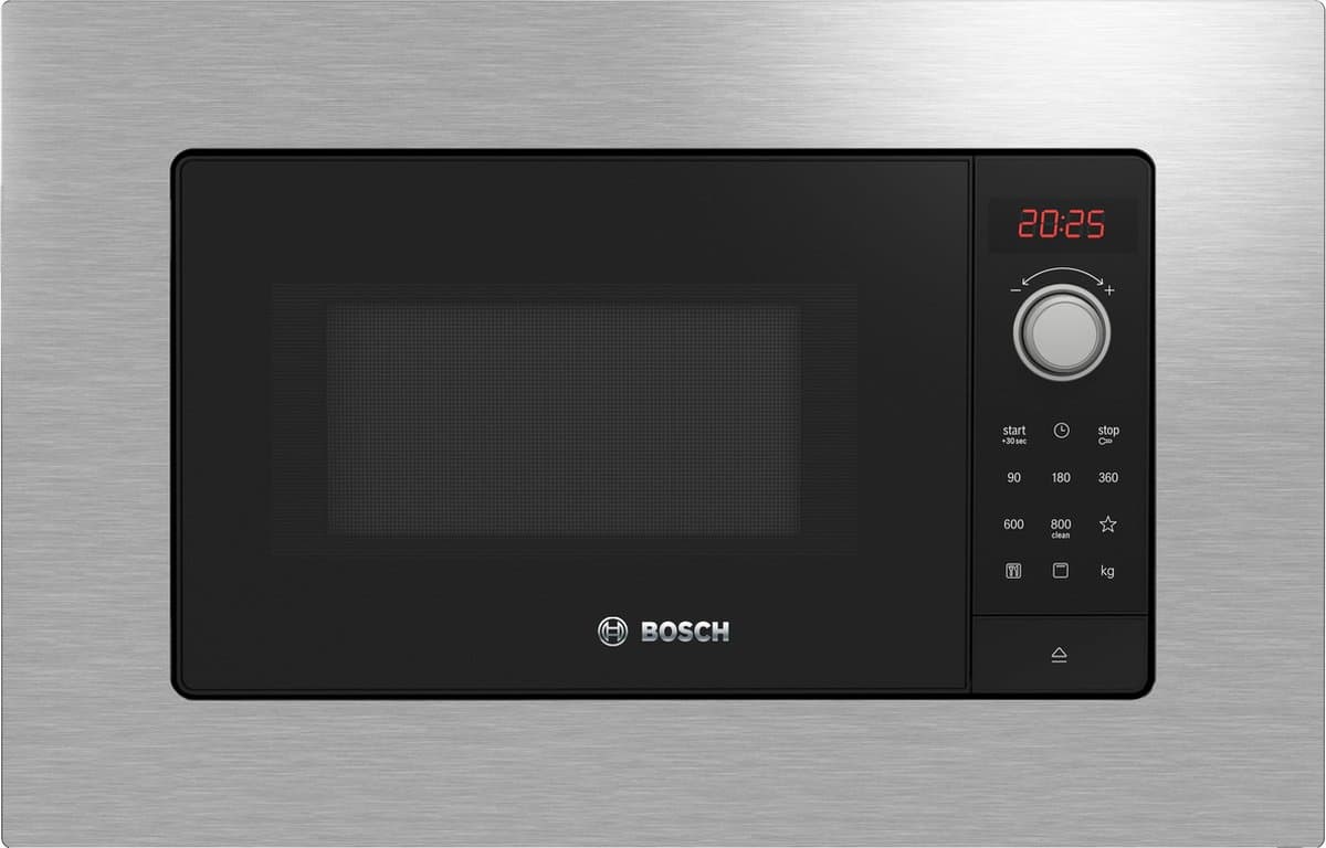 Bosch Serie 2 BEL623MS3 magnetron Inbouw Magnetron met grill 20 L 800 W Roestvrij staal — afbeelding 1