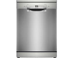 Bosch SMS2HTI02E - Serie 2 - Vrijstaande vaatwasser - 60 cm - Geborsteld staal - Anti-fingerprint - Energielabel D - Home Connect