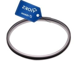 Afdichting Keukenmachine - Dekselring Kom - Voorkom Lekken - Perfecte Pasvorm - 184 mm Diameter - Zwart