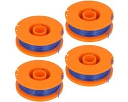 Grasmaaier Spoel - Trimmer Spoel Lijn - Gazon Onderhoud - Efficiënte Maai Prestaties - 4 Stuks - Oranje Blauw