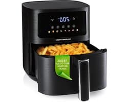 Heteluchtfriteuse - Airfryer Mini Oven - Vetarm Koken - 6 Functies 8 Programma's - 45 Liter - Mat Zwart