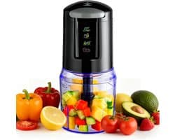 SnelShoppen - Multifunctionele Keukenmachine 300W - Elektrische Hakker, Uien Cutter en Mixer - 500ml Kom - Ideaal voor Vlees, Verse Kruiden en Pesto -