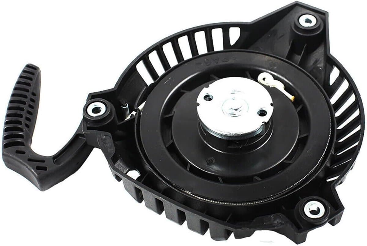 Grasmaaier Starter - Handstarter - Motor Starten - Metalen Constructie - 163 mm Diameter - Zwart — afbeelding 1