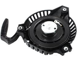Grasmaaier Starter - Handstarter - Motor Starten - Metalen Constructie - 163 mm Diameter - Zwart
