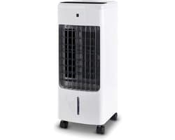 Luchtkoeler - Ventilator - Verkoeling Binnen - Inclusief Afstandsbediening - 60 W - Wit/Grijs