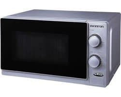 Magnetron met Grill - Compacte Oven - Snel Eten - 9 Vermogensstanden - 20 Liter - Zilver