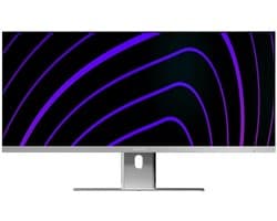 Alogic Edge 40 Ultrawide Monitor (WQHD) – Maximale Resolutie 3440 x 1440 – Reactietijd 4ms – USB-C Host Verbinding met 90W opladen - Grijs