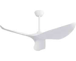 38 inch Plafondventilator (96.5 cm) - Met DC-motor - Met afstandsbediening - Voor binnen en buiten - Zonder verlichting - Ideaal voor slaapkamer, woonkamer en meer