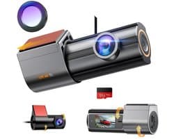 Zavio® Dashcam voor Auto - Auto Camera - Dashcam Voor en Achter Draadloos