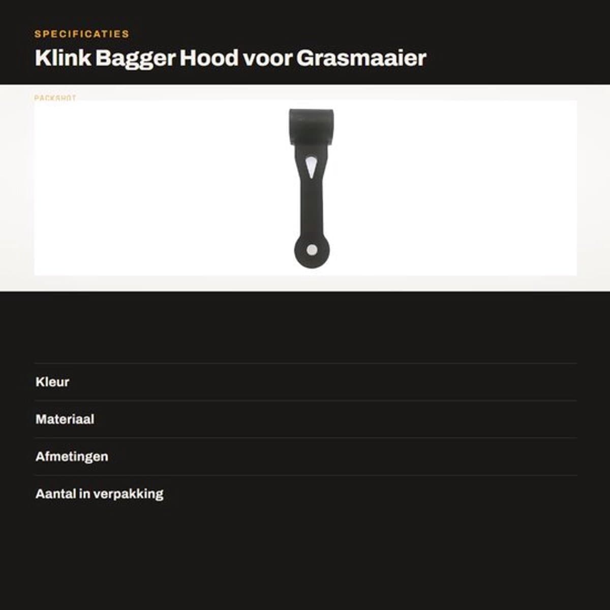 Baggerkap Vervangt 109808X - Montage voor Husqvarna - Craftsman - AYP - Grasmaaier - Geschikt voor diverse modellen - Grasmaaierkap — afbeelding 1