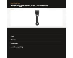 Baggerkap Vervangt 109808X - Montage voor Husqvarna - Craftsman - AYP - Grasmaaier - Geschikt voor diverse modellen - Grasmaaierkap