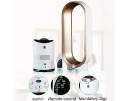 House Of Atelier - Bladloze Ventilator - Torenventilator - Vloerventilator - Torenventilator - Extreem Stil - Afstandbediening - Gold