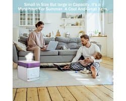 SnelShoppen - Draagbare Airconditioning 4-in-1, Compacte Persoonlijke Luchtkoeler, Bureau Airco met 3 Windsnelheden, Ideaal voor Thuis, Kantoor, Campi