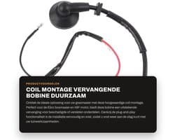 Bobine Vervanging - Geschikt voor 63cc Bosmaaier - Slijtvast - Hoogwaardige Staallegering - Plug and Play - Modulelengte 62 mm - Ontstekingsspoel