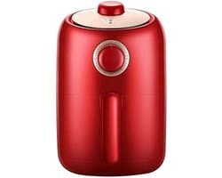 Mini Luchtfriteuse - Elektrische Frituurpan - Snelle Maaltijden - Dubbele Draaiknop Bediening - 2L Capaciteit - Multicolor
