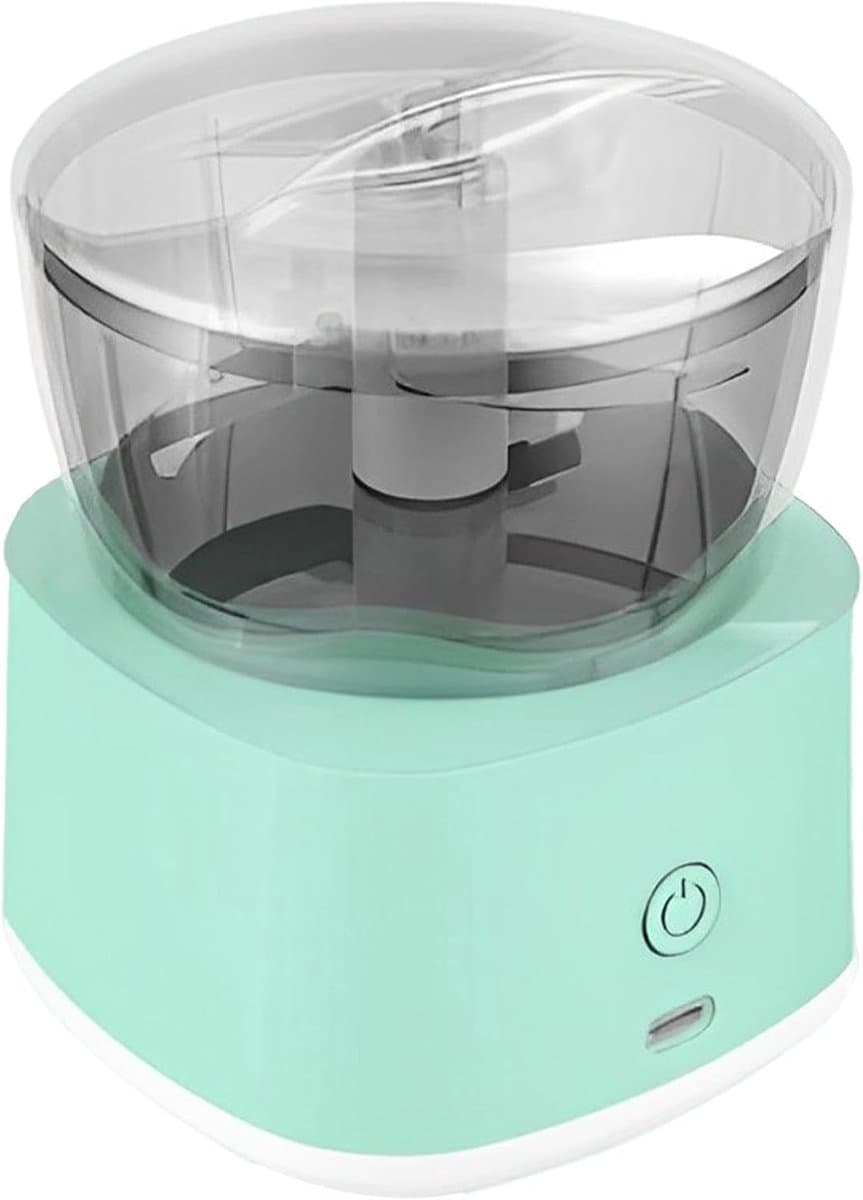 Mini Keukenmachine - Keukenmolen Hakapparaat - Maaltijden Bereiden - Antislip Beveiliging - 1.0 Aantal - Groen — afbeelding 1