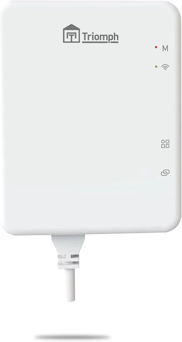 Slimme Thermostaat - Radiator Bediening - Temperatuur Regelen - App Bediening - 7.8 x 3.2 cm - Wit — afbeelding 1