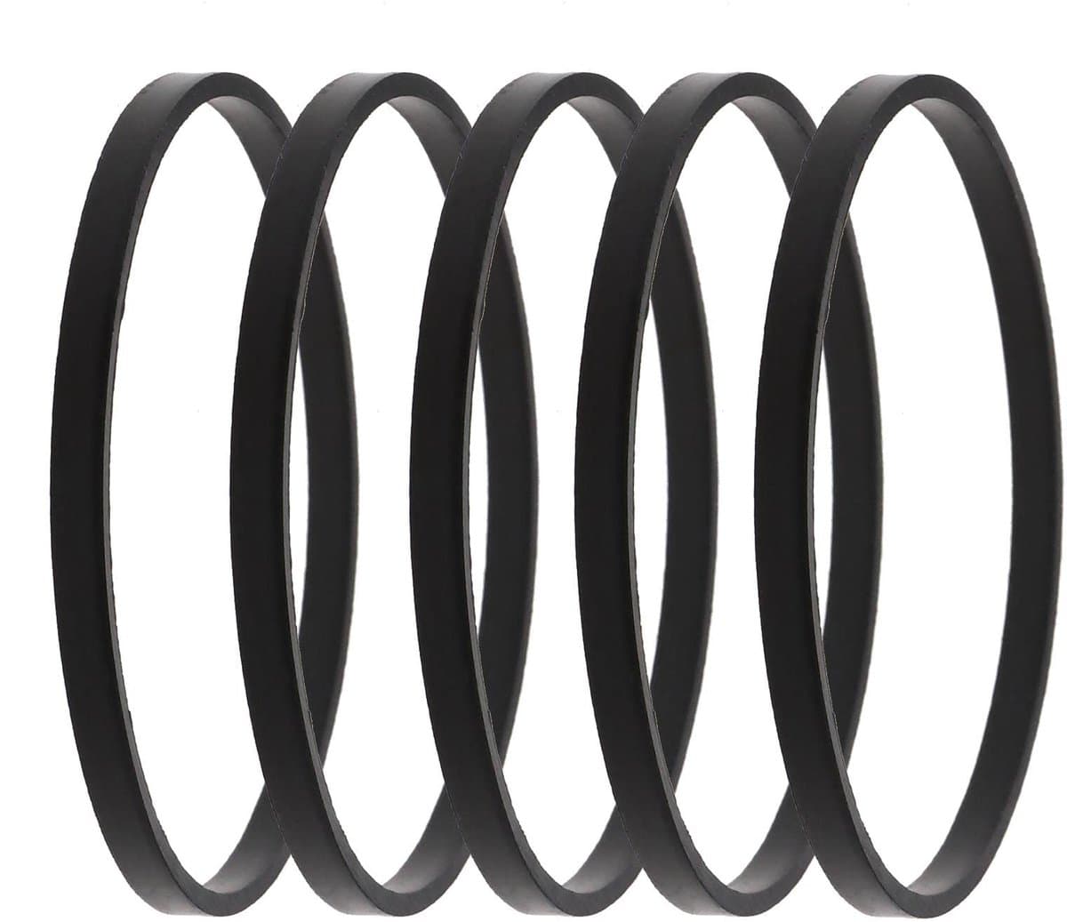 Dailygoods- Afdichtingen Rubber 5 Stuks - Vervangende Afdichting - Buitendiameter 47 mm - Binnendiameter 45 mm - Compatibel met Tecumseh Grasmaaiers - MPN 631028/29630121 - Rubberpakking — afbeelding 1