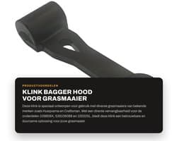 Dailygoods- Baggerkap Vervangt 109808X - Montage voor Husqvarna - Craftsman - AYP - Grasmaaier - Geschikt voor diverse modellen - Grasmaaierkap