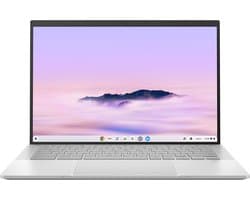 ASUS Chromebook Plus Enterprise CB54 CB5403CMA-QM1602 Intel Core Ultra 7 155U 35,6 cm (14) WQXGA 16 GB LPDDR5x-SDRAM 256 GB SSD Wi-Fi 6E (802.11ax) ChromeOS Zilver QWERTY US International