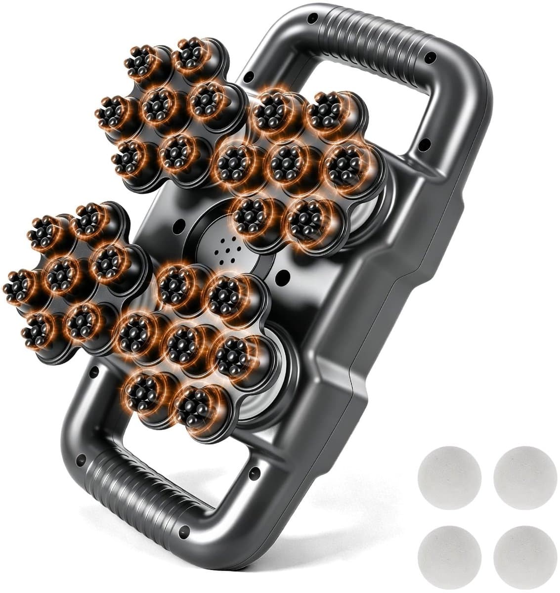 SolidKeus - Draadloos Massagepistool met 28 Koppen en 20 Snelheden — afbeelding 1