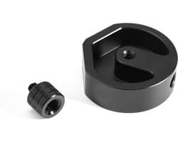 Statiefadapter voor Starlink Mini, statiefadapter van aluminiumlegering met conversieschroef Statiefaccessoires voor Starlink Mini (zwart)