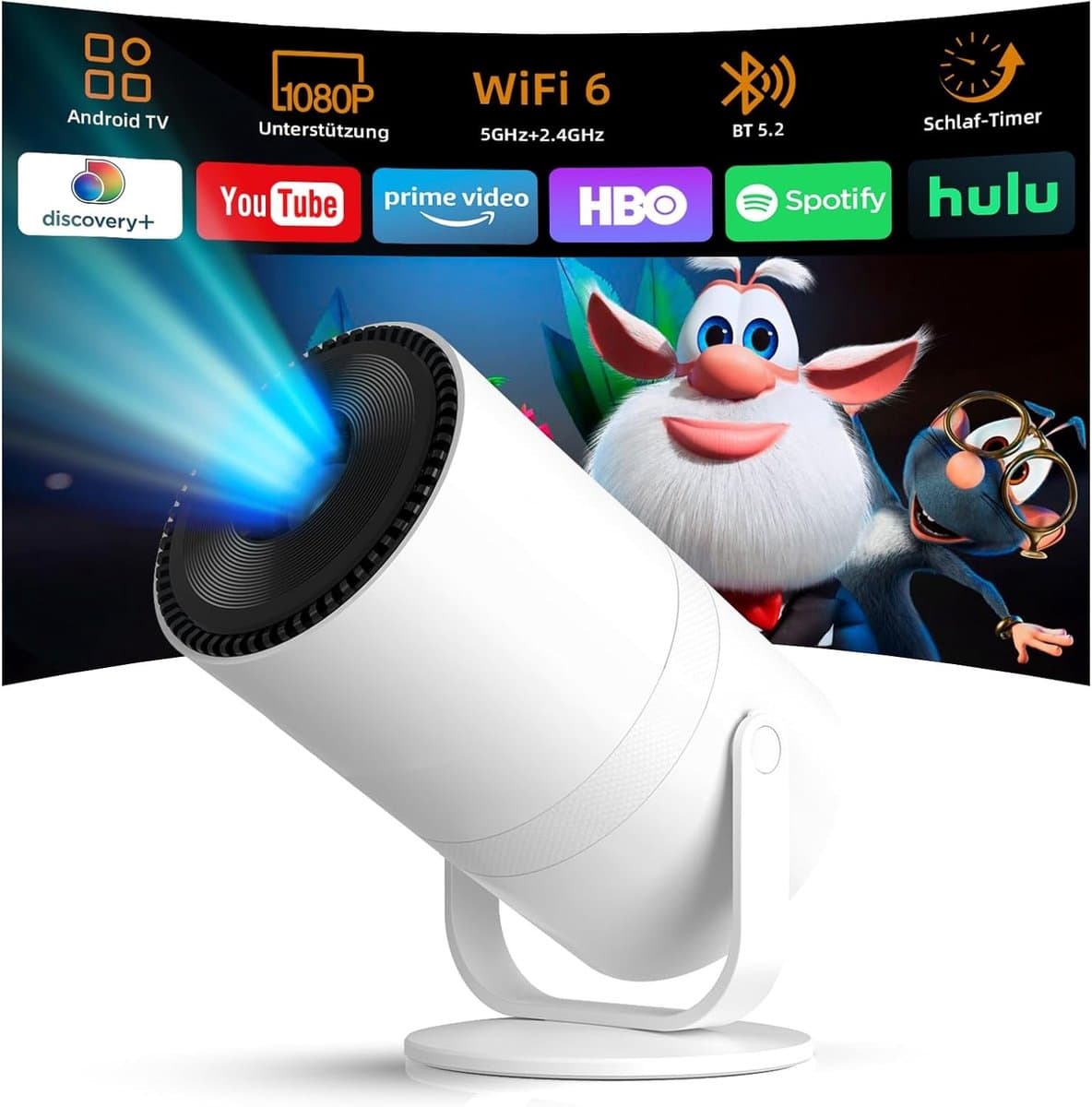 Videoprojector - Compact - Hoogwaardige Beeldkwaliteit - Draagbaar - Voor Thuisgebruik — afbeelding 1