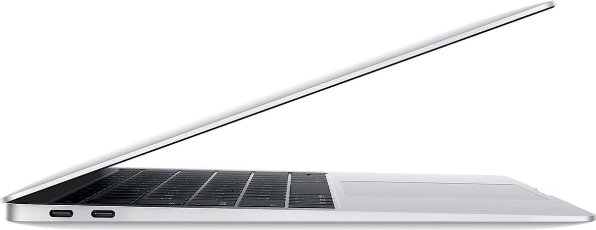 Apple MacBook Air Intel® Core™ i5 Laptop 33,8 cm (13.3") WQXGA 8 GB LPDDR3-SDRAM 256 GB SSD Wi-Fi 5 (802.11ac) macOS Mojave Duits Zilver — afbeelding 1