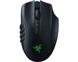 Razer Naga V2 Pro - Draadloze MMO Gaming Muis - 19+1 Programmeerbare Knoppen - 30.000 DPI - Zwart