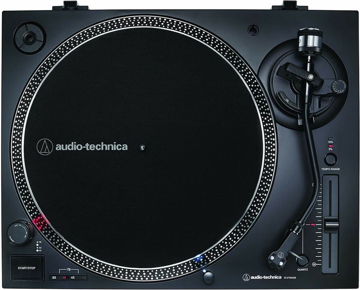 Audio-Technica AT-LP120X draaitafel Draaitafel met directe aandrijving Zwart — afbeelding 1