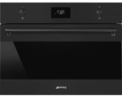 SMEG SO4301M0N - Inbouw Grill Magnetron - 40 Liter - Zwart - 800 Watt - 45 cm - Classici Design