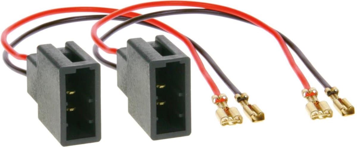 Speaker Adapter Kabel (2x) Citroën C1- Peugeot 107 - Toyota Aygo — afbeelding 1
